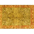 thumbnail image 1 of Ahgly Company Indoor Rectangle Persian Yellow Traditional Area Rugs, 8' x 10', 1 of 4