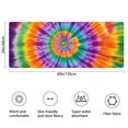thumbnail image 3 of Colorful Rainbow Tie Dye Spiral Pattern Bathroom Rugs Mat,Non Slip Microfiber Bathroom Rug,Rubber Backing,Soft Bathroom Mats for Bathroom Floor,Tub and Shower,60x24in(150x60cm), 3 of 5