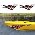 thumbnail image 1 of Cheers 2Pcs Waterproof Funny Shark Teeth Mouth Rowing Kayak Boat Sticker Decals Decor, 1 of 2