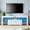 White, variant on UWR-Nite Modern TV Stand for 32/50/55+ Inch TV, Entertainment Center with Led Lights, High Gloss Television Stands for Video Gaming, TV Console with Storage and Shelves for Living Room Bedroom