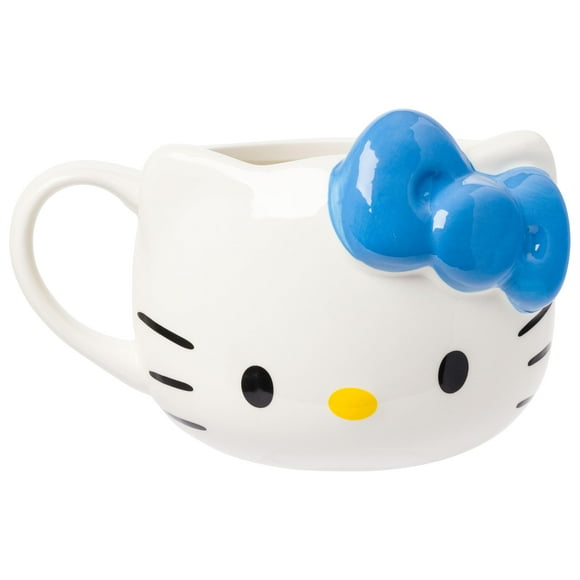 Taza de cerámica Silver Buffalo Sanrio Hello Kitty Blue Bow, 600 ml