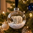 thumbnail image 7 of Liamobondopolis Glowing Christmas Story Ornament, Light Up Mini Holiday Scene with Polar Bear for Christmas Tree and Winter Home, 7 of 7