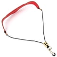 thumbnail image 3 of Saxophone Strap Plus Cotton Artificial Leather Adjustable Shoulder Musical Instrument PartsRed, 3 of 14
