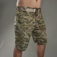 thumbnail image 4 of cllios Camo Cargo Shorts for Men Relaxed Fit Multi Pockets Shorts Work Tactical Shorts Casual Hiking Camo Cargo Shorts, 4 of 4