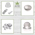 thumbnail image 2 of AME D'ESSENCE (1-PC) Aluminum Cake Pans Layer Round Cake Pan Durable Commercial Grade 8" DIA X 3", 2 of 7