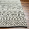 thumbnail image 4 of BoutiqueRugs Asuka Contemporary Area Rug - Ivory, Black - 18" x 18" Sample, 4 of 6