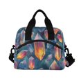 thumbnail image 2 of Lunch Bag Portable Crossbody Meal Bag Cooler Bag Insulated Lunch Bag Food Bag Handheld & Crossbody Design Gemstone, 2 of 6
