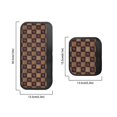 thumbnail image 5 of SEANATIVE Refrigerator Door Handle Covers Set of 6 Washable Electric Appliance Decor Handles Fridge Dishwasher Kitchen Cabinet Door Cloth Protector Indoor Home Decor, Coffee Bean Brown Plaid, 5 of 7