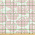 thumbnail image 2 of Ambesonne Flower Fabric by the Yard Upholstery, Floral Simplicity Rose Art, 10 Yards, Rose White, 2 of 5