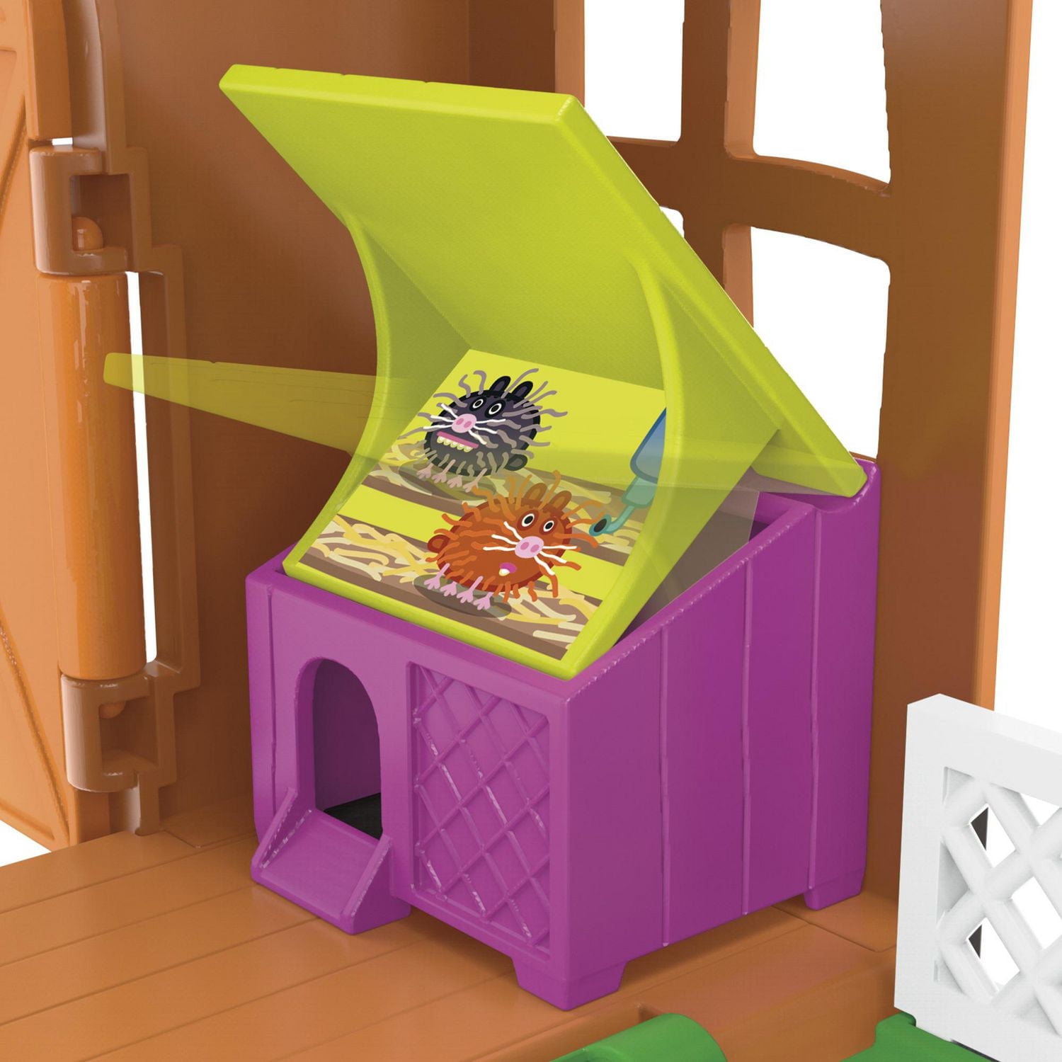 Peppa Pig Peppa’s Adventures Peppa’s Petting Farm Fun Playset Preschool Toy, Includes 1 Figure and 4 Accessories, Ages 3 and Up