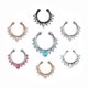 thumbnail image 1 of 6 piezas falsas, piercing de tabique de nariz falso, aro con clip de acero inoxidable, piercing de imitación, joyería, pendiente, labio, no perforado, para mujeres, hombres, nariz, 1 of 5