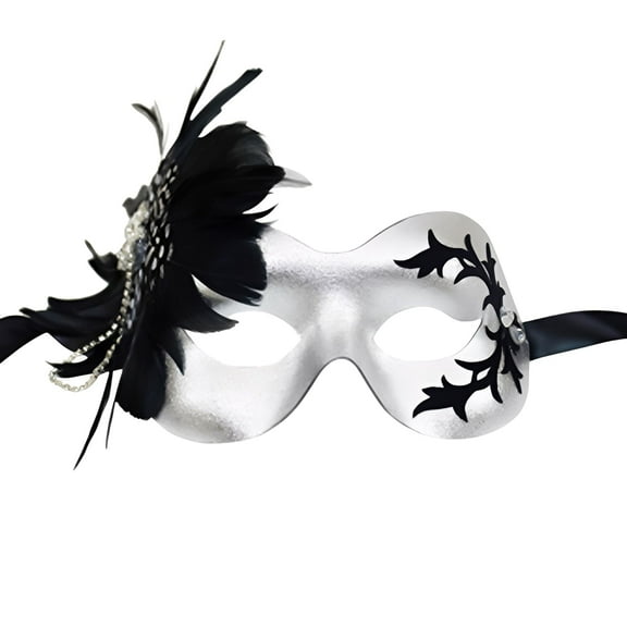 Danica Silver Mask Costume Accessory