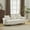 Beige, variant on Christopher Knight Home 78" Modern 3-Seater Upholstered Sofa, Oversized Comfy Couch with 3 Plush Pillows, Green