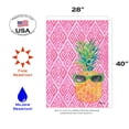 thumbnail image 2 of Toland Home Garden Summer Shades Summer Pineapple Flag Double Sided 28x40 Inch, 2 of 5