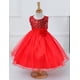 thumbnail image 1 of Vestido de niña, falda de malla para niña, vestido de niña, vestido de actuación para vacaciones, talla mediana y grande, 1 of 5