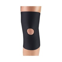 OTC Neoprene Knee Support - Open Patella, Black, Large