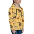 thumbnail image 3 of Salouo Cute Animals Pattern Hoodie Sweatshirt for Youth, Fall Pullover Hoodie Sweatshirt Long-Sleeve Pullover Hooded Sweatshirt-Large, 3 of 6