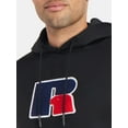 thumbnail image 4 of Russell Athletic Men's Pullover Hoodie with Flocked Logo Patch, Sizes S-2XL, 4 of 5