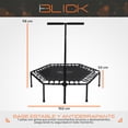 thumbnail image 5 of Trampolin Fitness Ejercicio Brincolin Con Barra Agarradera Jumping Aeróbicos 94x101 Cm Color NegroBlick, 5 of 5