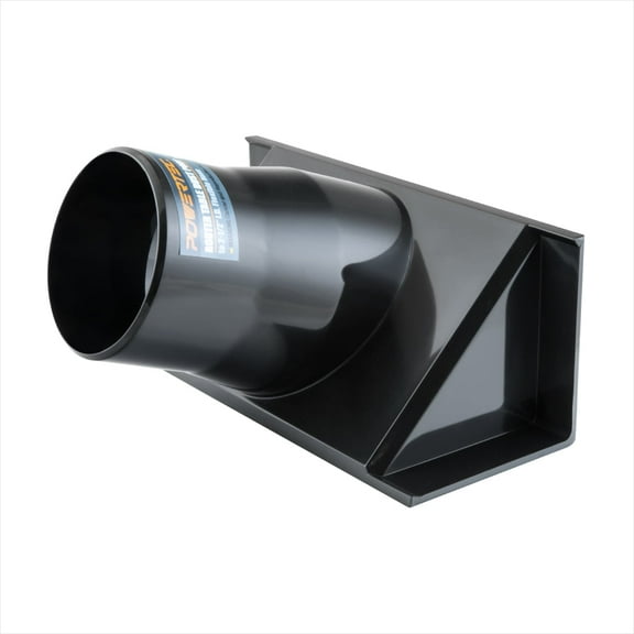 POWERTEC Router Table Dust Port – Dust Collection Hose 2-1/2 inch Connector for Router Table Fence (70288)