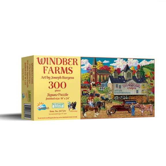 SUNSOUT INC - Windber Farms - 300 pc Jigsaw Puzzle by Artist: Joseph Burgess - Finished Size 18" x 24" - MPN# 38729