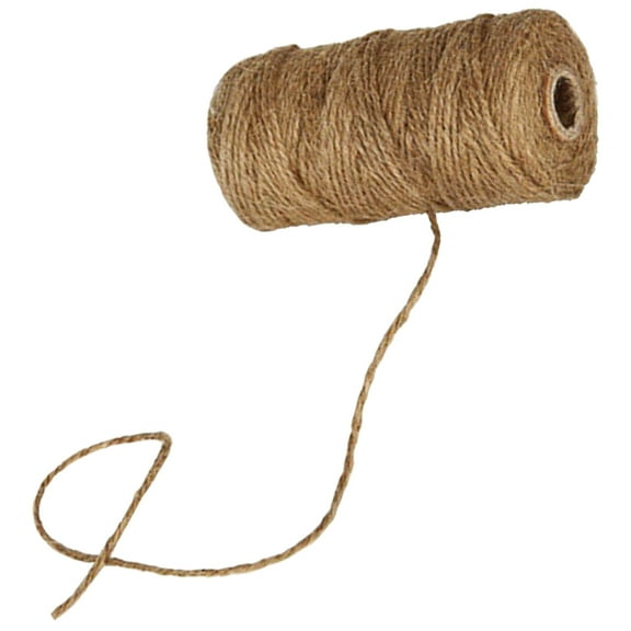 Homoyoyo Jute Twine 1 Roll Natural Craft String for Scrapbooking Wedding Projects and Wrapping