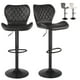 thumbnail image 1 of Set De 2 Bancos De Cocina Mostrador Barra Silla Taburete Comedor Respaldo Alto Altura Regulable y Función Giratoria 360°, 1 of 7