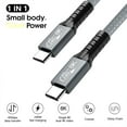 thumbnail image 2 of Kselythan sb 4.0 Data Cable Compatible,240W Charging, USB4 Cable/USB C Display,240w Fast Charging Cable,USB 4.0  Type C Cable, 2 of 9