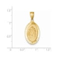 thumbnail image 3 of 14k Yellow Gold Saint Joseph Medal Pendant Charm, 3 of 4