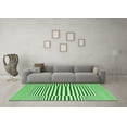 thumbnail image 3 of Ahgly Company Indoor Square Abstract Emerald Green Contemporary Area Rugs, 4' Square, 3 of 4
