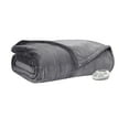 thumbnail image 6 of Serta Parsa Heated Throw Blanket, Electric, Multi Heat Level, Charcoal Gray, 77" X 84", 6 of 6