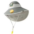 thumbnail image 4 of Sombrero de visera para niños con ventilador, sombrero de visera, protección, cubierta de sombra de cuello de área para niños de playa para niñ gris, 4 of 9