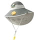 thumbnail image 4 of Sombrero de sombra para niños con ventilador de la playa accesorios de protección de verano cubierta de tono de cuello ventilador de enfriamiento gris, 4 of 9