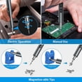 thumbnail image 7 of Electric  28-in-1 Cordless Mini Power Precision  Set with 24 Bits, Rechargeable Repair Tool Kit for Phones Watch Laptops, 7 of 7