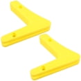 thumbnail image 1 of KAKOWELY 2Pcs Simple Design Yellow Plastic Barbell Holder for Wall Mounting and Space Saving Gym Equipment Accessory, 1 of 8