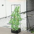 thumbnail image 3 of Zaqw Tomato Cage Planter 160cm Plastic Coated Steel Climbing Vegetables Balcony, 3 of 8