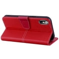 thumbnail image 6 of TECH CIRCLE Wallet Case for Apple iPhone X,iPhone XS 5.8 Inch,Full Protection PU Leather TPU Inner Magnetic Clasp Folio Flip RFID Blocking Card Slot Kickstand Phone Case with Wrist Strap,Red, 6 of 8