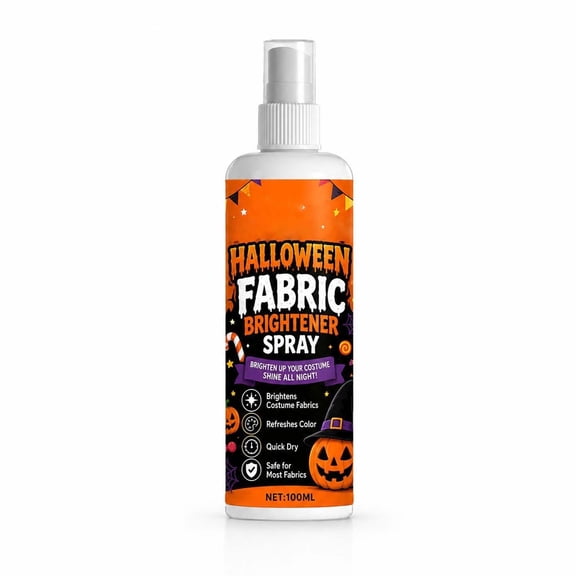 Instant Fabric Spray Paint, Color Spray-On Fabric Paint, Halloween Clothing Brightening Spray 100ML Fast Drying Fabric Color Enhancer for Costume DIY Decor