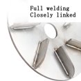 thumbnail image 2 of Pig Hair Removal Disc For Angle Grinders With 3.93 In Diameter Stainless Steel Blade, 2 of 5
