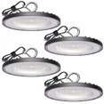 thumbnail image 1 of Lámpara LED UFO High Bay, 150 W, 21 000 lm, 5000 K, IP65, paquete de 4 unidades, 1 of 9