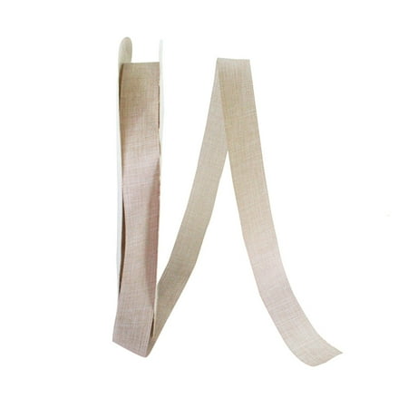 UPC: 0840108864032 | JAM Paper Natural Allure  Cream  7/8 in x 100 yd  1/Pack