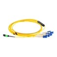 thumbnail image 1 of Axiom - Network cable - MTP/MPO single-mode (F) to LC single-mode (M) - 3 m - fiber optic - 9 / 125 micron - riser - yellow, 1 of 4