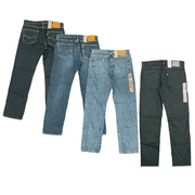 Levis Mens 505 Regular Fit Jeans - Light Wash 32 x 32