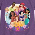 thumbnail image 3 of Disney Princess - Floral Group Fitted Short Sleeve Graphic T-Shirt, 3 of 5