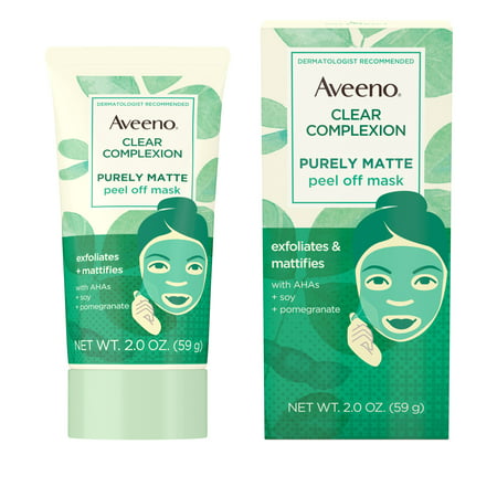 Aveeno Clear Complexion Pure Matte Peel Off Face Mask, 2.0 oz