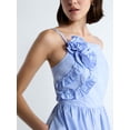 thumbnail image 4 of Free Assembly Women's and Women's Plus Cotton 3D Floral Mini Dress, Sizes 0-26W, 4 of 5