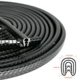 thumbnail image 5 of AUTOXBERT 16ft/5m Car Door Edge Guard U Shape Rubber Seal Strip Trim Scratch Protector Universal Black, 5 of 10