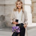 thumbnail image 2 of Pzuqiu Marble Print Women Leather Crossbody Bag Practical Versatile Leather Quilted Shoulder Bag with Chain Strap Craftsmanship Minimalist Casual for Teen Girls-Women, 2 of 7