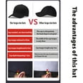 thumbnail image 6 of Oversize Baseball Cap XXL big head hats for men large head hats Dad Hat Adjustable 23.6"-26.8", 6 of 8