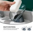 thumbnail image 3 of 2pcs Creative Bathroom Soap Box with Water Draining Storage Rack for Home Blue, 3 of 6